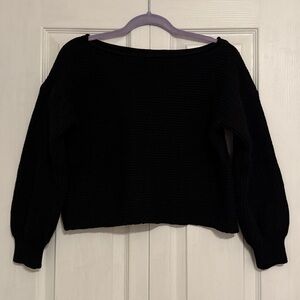 Black Knit Sweater